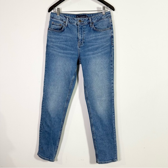 Boden Denim - Boden Medium Wash Faded High Rise Relaxed Skinny Jeans